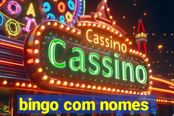 bingo com nomes